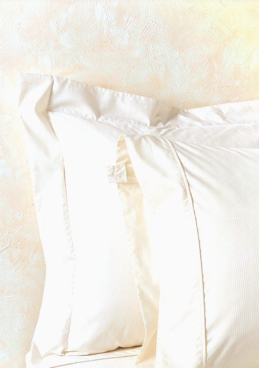 Oxford Pillowcase Set of Two in Chalk