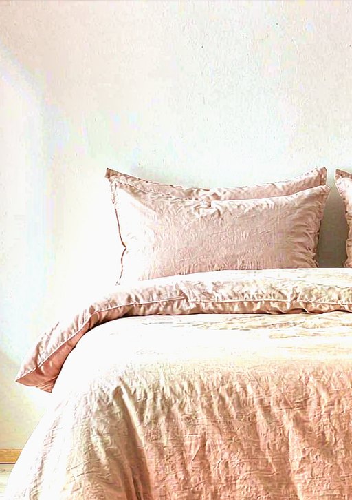 Signature Linen Sheet Set in Clay Rose